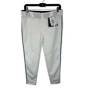 Under Armour Youth Baseball Pants White Navy Stripe Size Youth XL